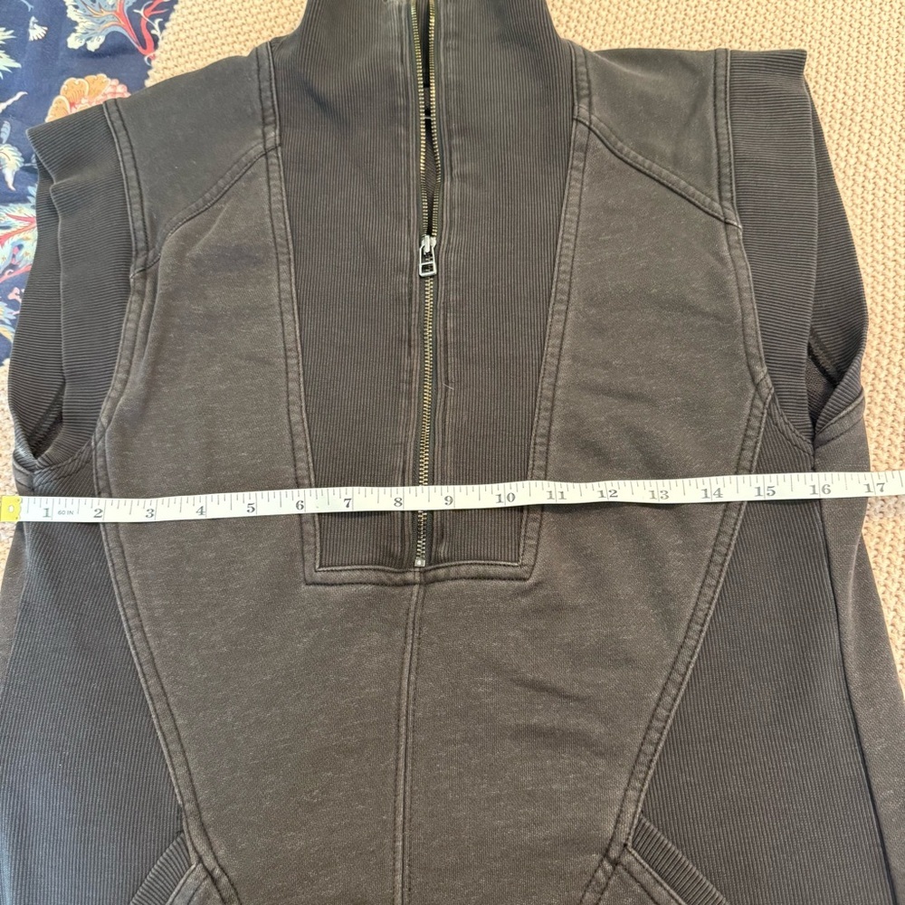 Daily Practice Anthropologie Meru Zip Front Mini Dress Dark Brown XS - Picture 8 of 10